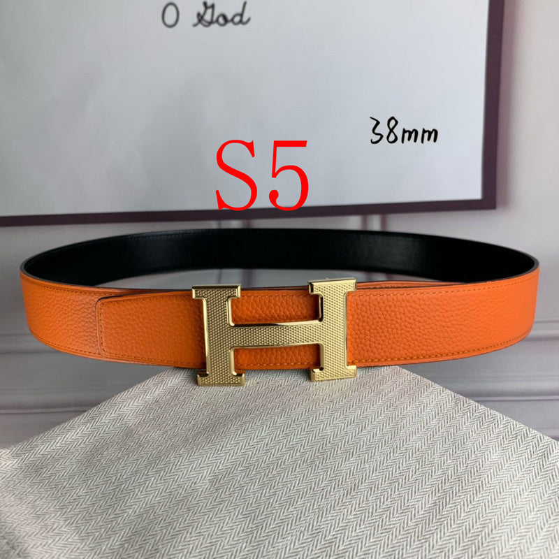 HBL3 Real leather 3.8CM 95-125CM Belt with all packing