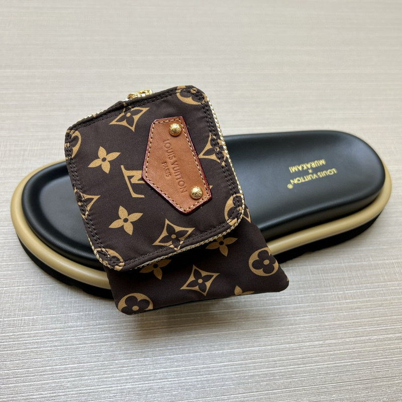 YLS5 Leather Slippers Size 36-45 Shoes with Box