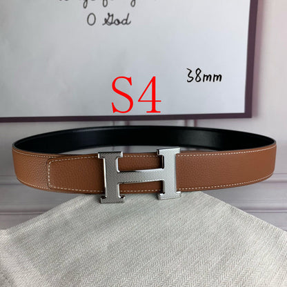 HBL3 Real leather 3.8CM 95-125CM Belt with all packing