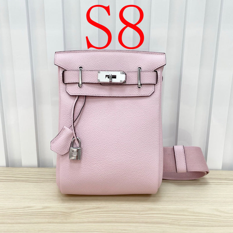 LHP4 Leather18-28-8CM Bag Shoulder 69~125CM Strap Bags