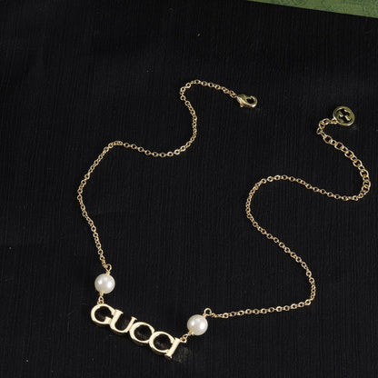 GN34 Necklace 316L steel plating gold Jewelry