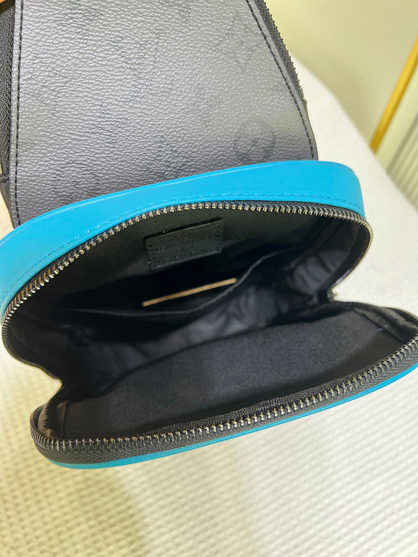 LLP77 Men Leather Bag 20-31-10CM Shoulder Bags