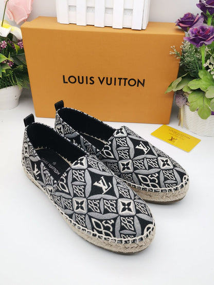 OLS36 Leather Women Shoes 35-42 Fisherman's shoes With box