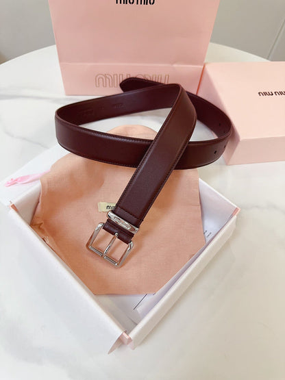 MBL1 Real leather 3.5CM 95-110CM Belt with all packing