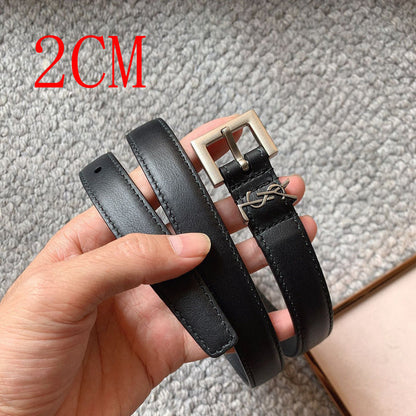 YBL2 Real leather 2.0CM Or 3.0CM 95-110CM Belt with all packing