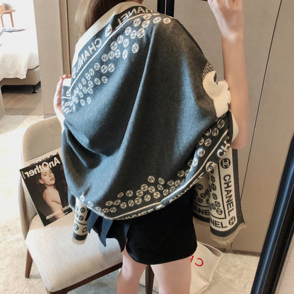 XCC12 Cashmere blend 65-180CM Scarf Can choose box