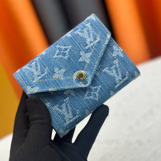 LLP225 Leather Bag 12-9.5-1.5CM Wallet Bags With Box