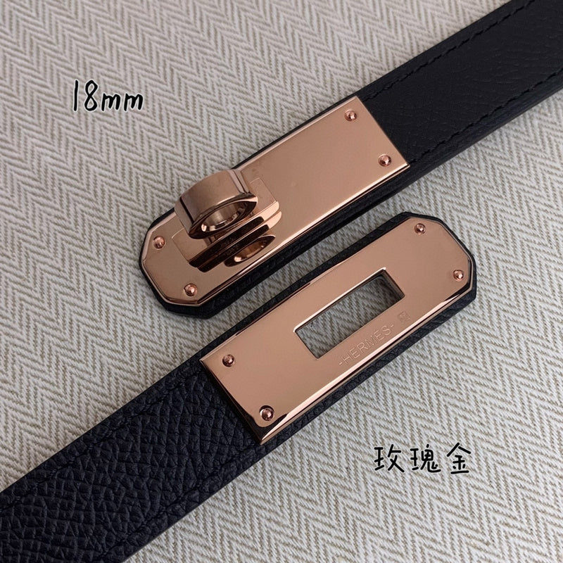 HBL7 Real leather 1.8CM 95-110CM Belt with all packing