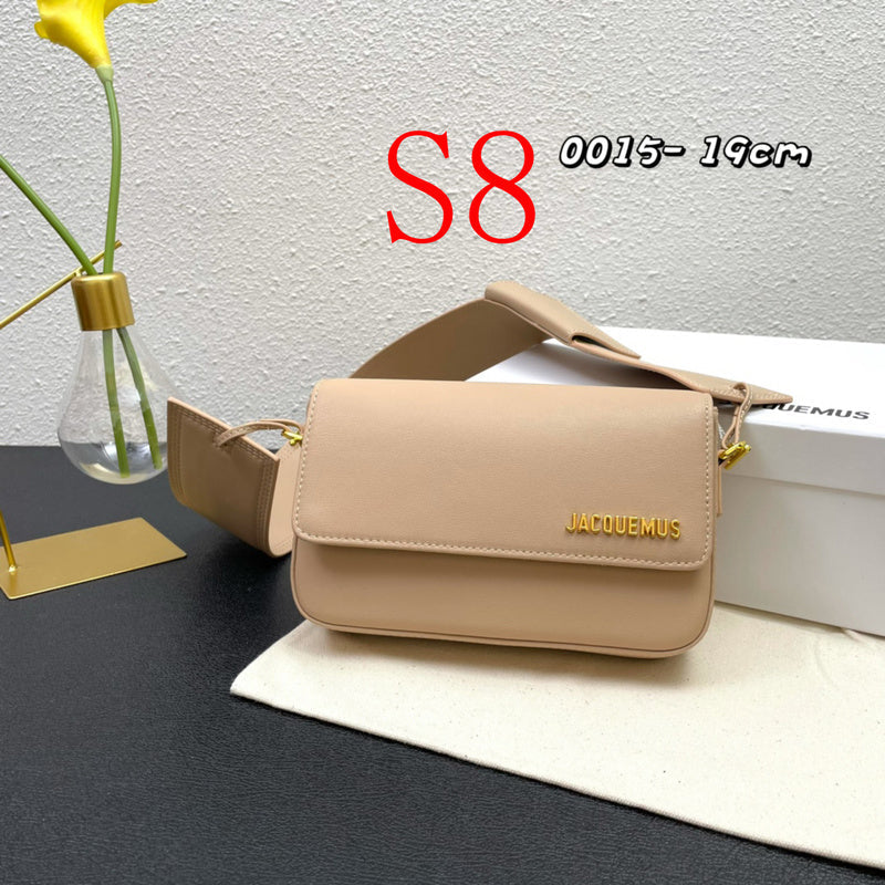 LJP3 Leather Bag 19-13-3.5CM Bags with box