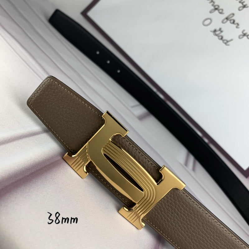 HBL5 Real leather 3.8CM 95-125CM Belt with all packing