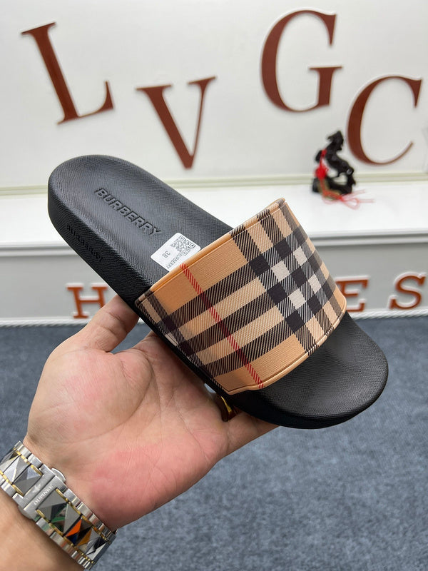 YBS01 Couples slipper Leather Shoes 36-46 with box