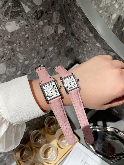 CW1  Lychee belt medium size for men's and women's watches 25.5mm x 33.7mm/29.5mm*22mm