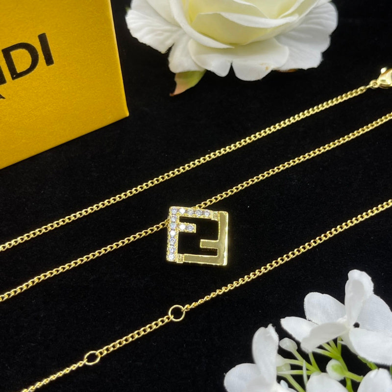 FEN1  Necklace 316L steel plating gold Jewelry