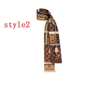 LSC41 Silk satin 8-120CM scarf for lady