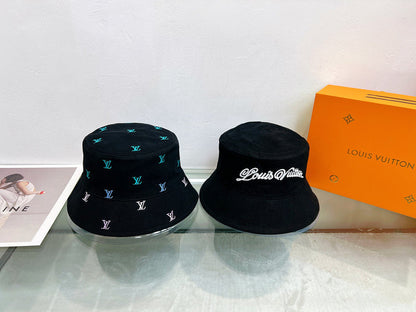 LVH01 New fisherman hat, can be worn on both sides Hats