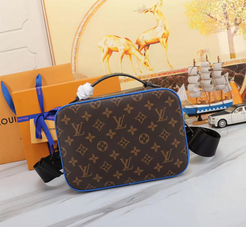 GLP066  High quality leather bag men bag  22 x 18 x 8CM