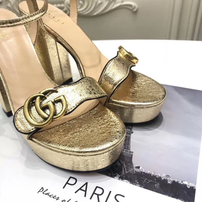 OGS4 Women real leather 8 Or 10CM shoes size 35-42 with box