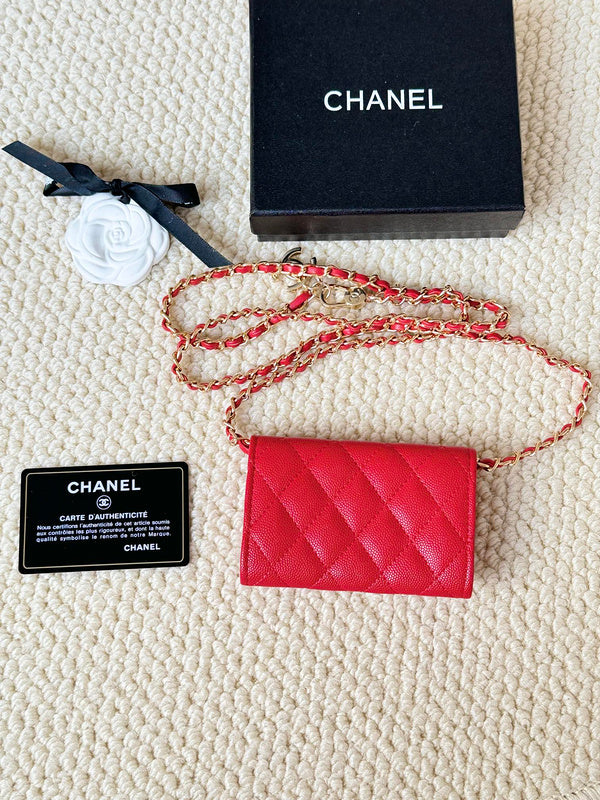 LCP02 Wallet Bag 13.1-7.5-2.1CM Leather bags with box