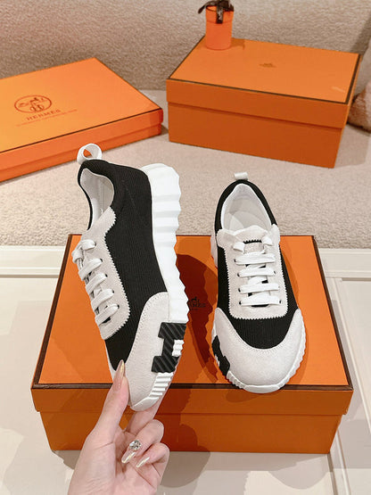 BHS12 Leather Women 35-41 Man 40-45 Shoes with box