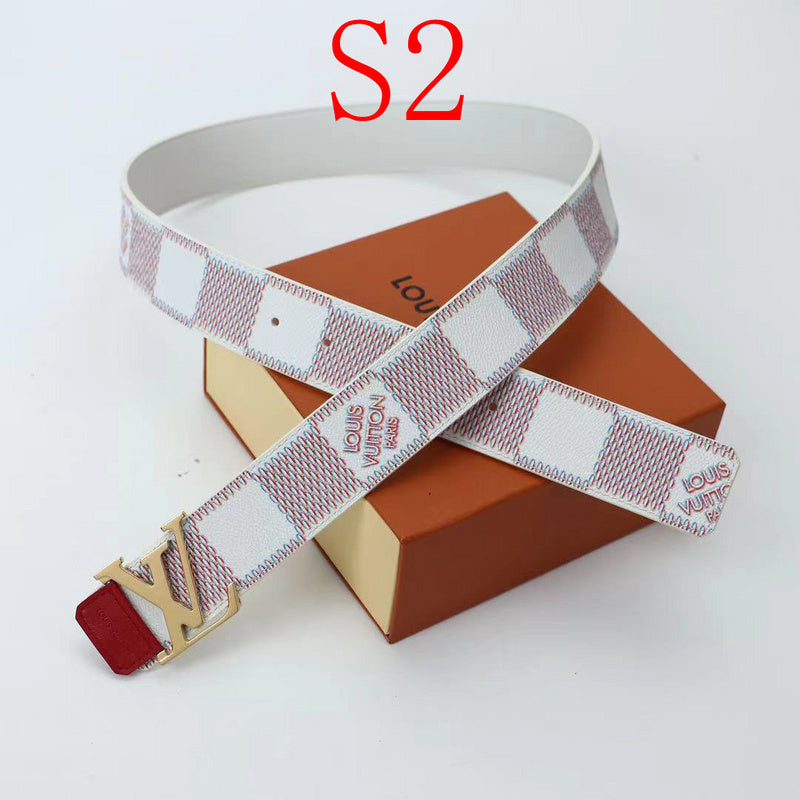 LBL6 Real leather 4.0CM 95-125CM Belt with all packing