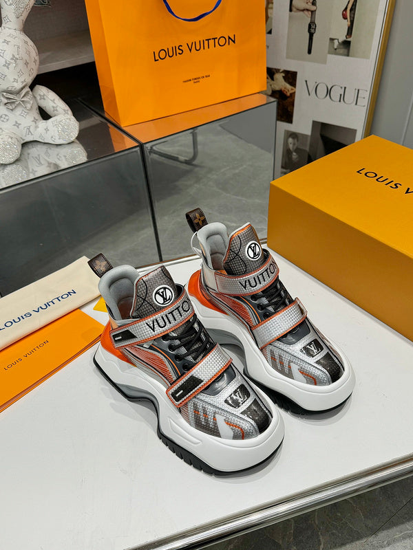 OLS33 Leather Women 5CM Shoes 35-42 with box