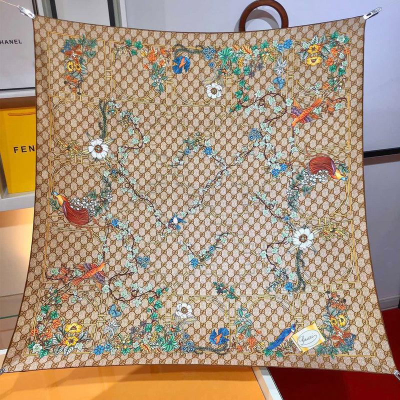 XGC14 Silk satin 90-90CM Scarf