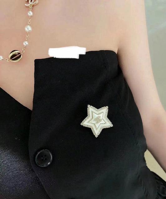 D166  Five-pointed star brooch jewelry