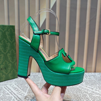 JHGS13 Slipper 12CM Heel Size 35-42 Shoes with box