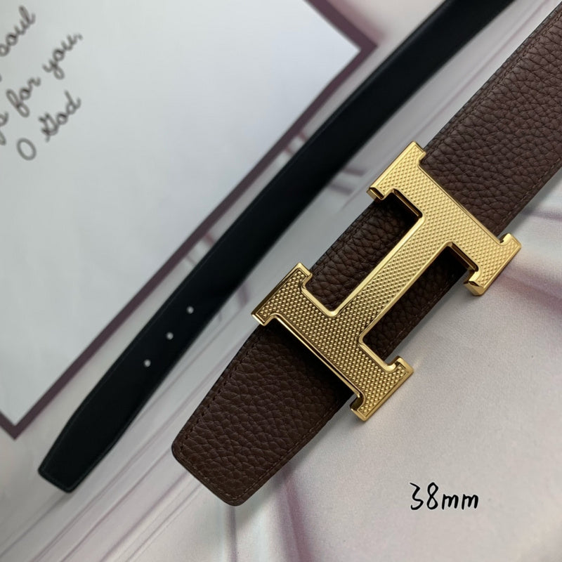 HBL3 Real leather 3.8CM 95-125CM Belt with all packing