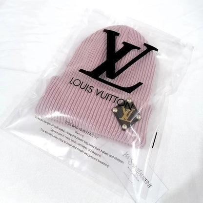 PLH2   New autumn and winter fashion vertical striped hat