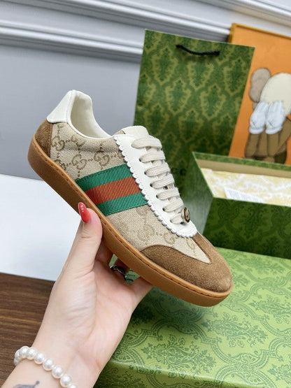 OGS41 Leather Women 35-42 And Men 40-46 Shoes With box