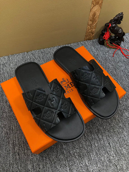 YHS10 Man slippers size 38-45 shoes with box