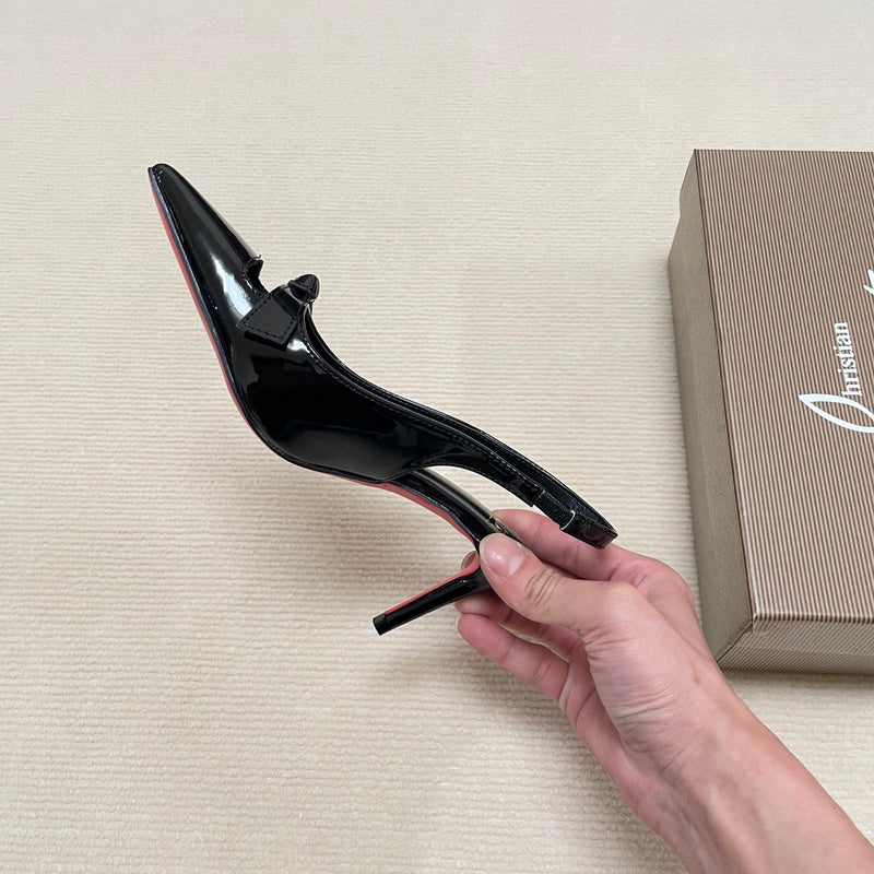 MBCL1 Women Heel 6CM 8CM 10CM Leather shoes 35-41 with box