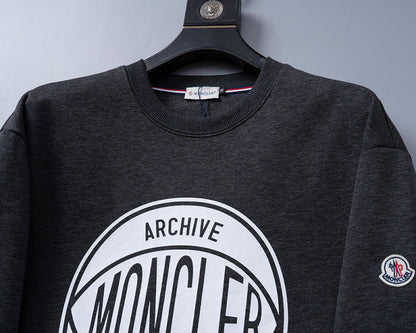 MOC034 New men's autumn and winter double-sided cotton new pullover hoodie clothing