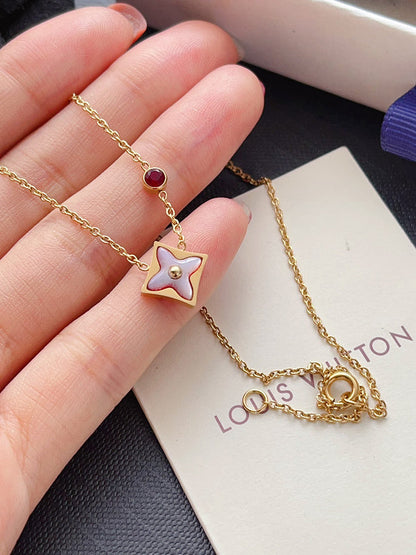 L192  Titanium steel bracelet necklace earrings set jewelry