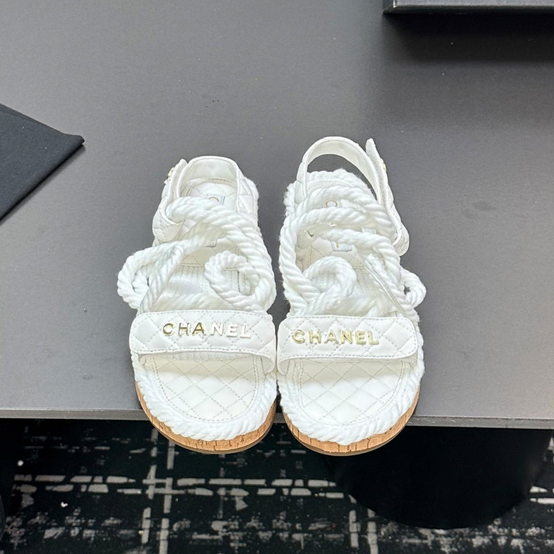 GCS2 Leather shoes Women35-41 Slipper with box