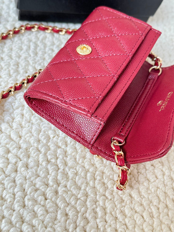 LCP02 Wallet Bag 13.1-7.5-2.1CM Leather bags with box