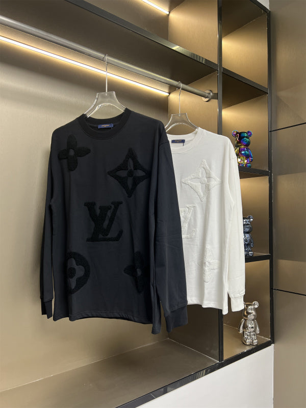 LVC019  New men's and women's spring and autumn pure cotton long sleeved casual clothes