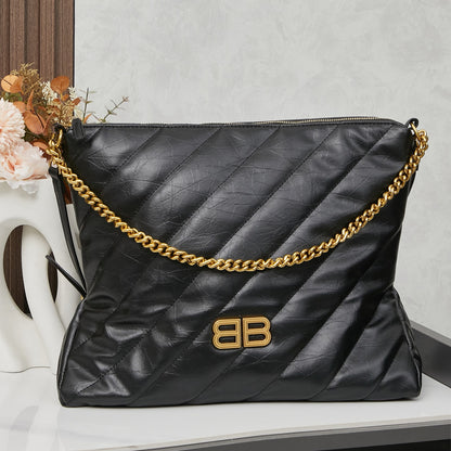 XFBP1 Leather Bag 38-31-14CM Or 28-23-11CM Shoulder Bags With box