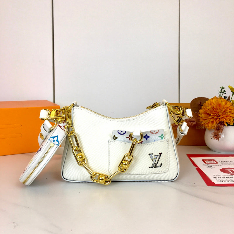 LLP022 Leather Bag 19-13.5-6.5CM Shoulder Bags