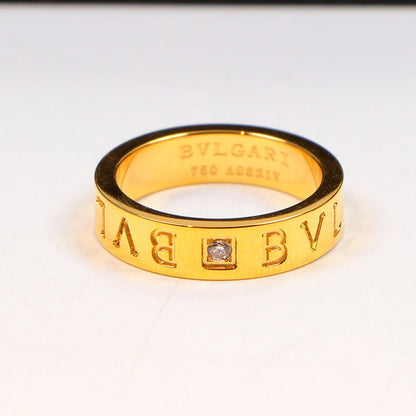 BVR14  316L steel and crystal with 18K gold plated  Jewelry