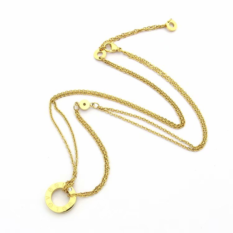 CAN24 Necklace 316L steel plating gold Jewelry