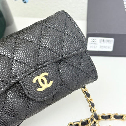 LCP04 Wallet Bag 13.1-7.5-2.1CM Leather bags with box