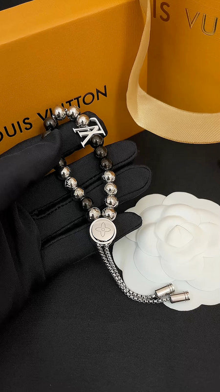 L138   Titanium steel ball bracelet jewelry