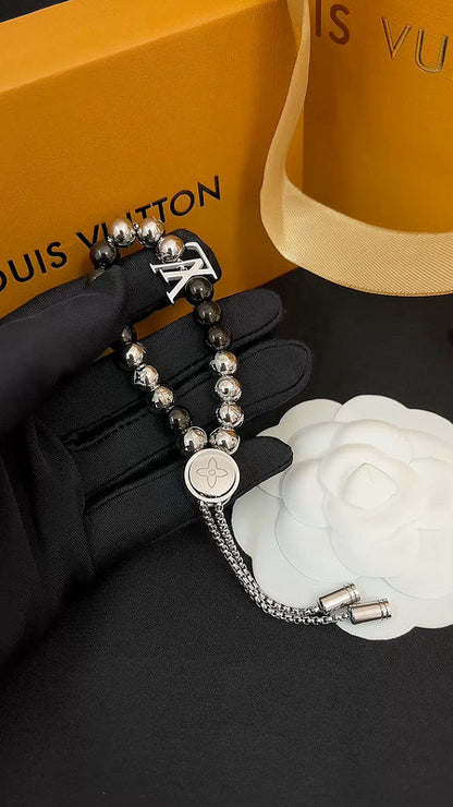 L138   Titanium steel ball bracelet jewelry