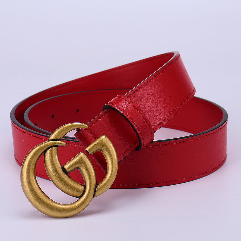 GCBL14 wide 2.0cm 3.0cm 3.5cm 4.0cm total length 95-125cm Leather Belt High Quality With packing