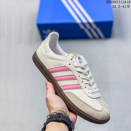 BAS41 Leather Shoes Women 36-41 with box