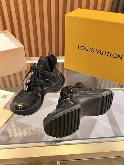 OLS37 Leather Women 5.5CM Shoes 35-41 with box