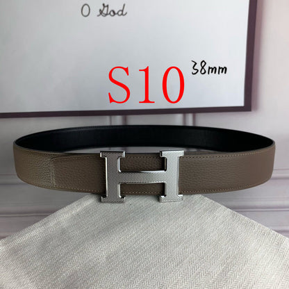 HBL3 Real leather 3.8CM 95-125CM Belt with all packing