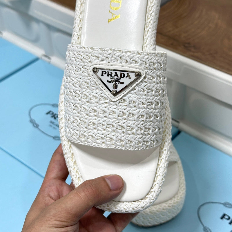 MJPS13 Leather Women Slippers 35-41 shoes With box